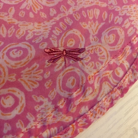 Talbots Pink Floral Patterned Long Sleeve Button Up Shirt Size M - Picture 5 of 15